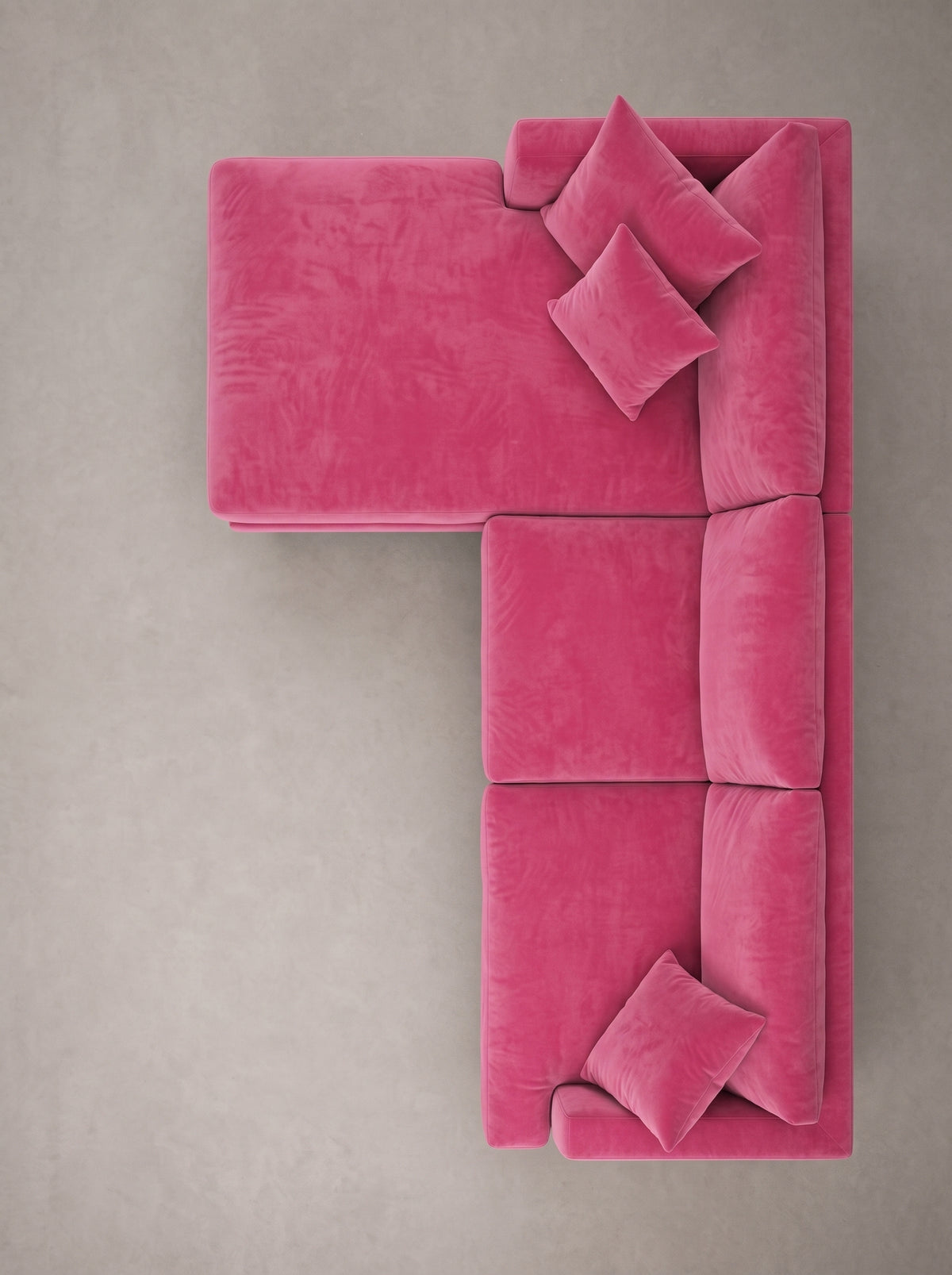 Meadow Chaise Lounge - Barbie Pink
