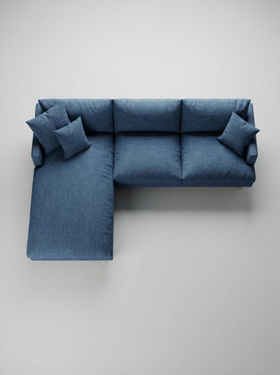 Meadow Chaise Lounge - Denim