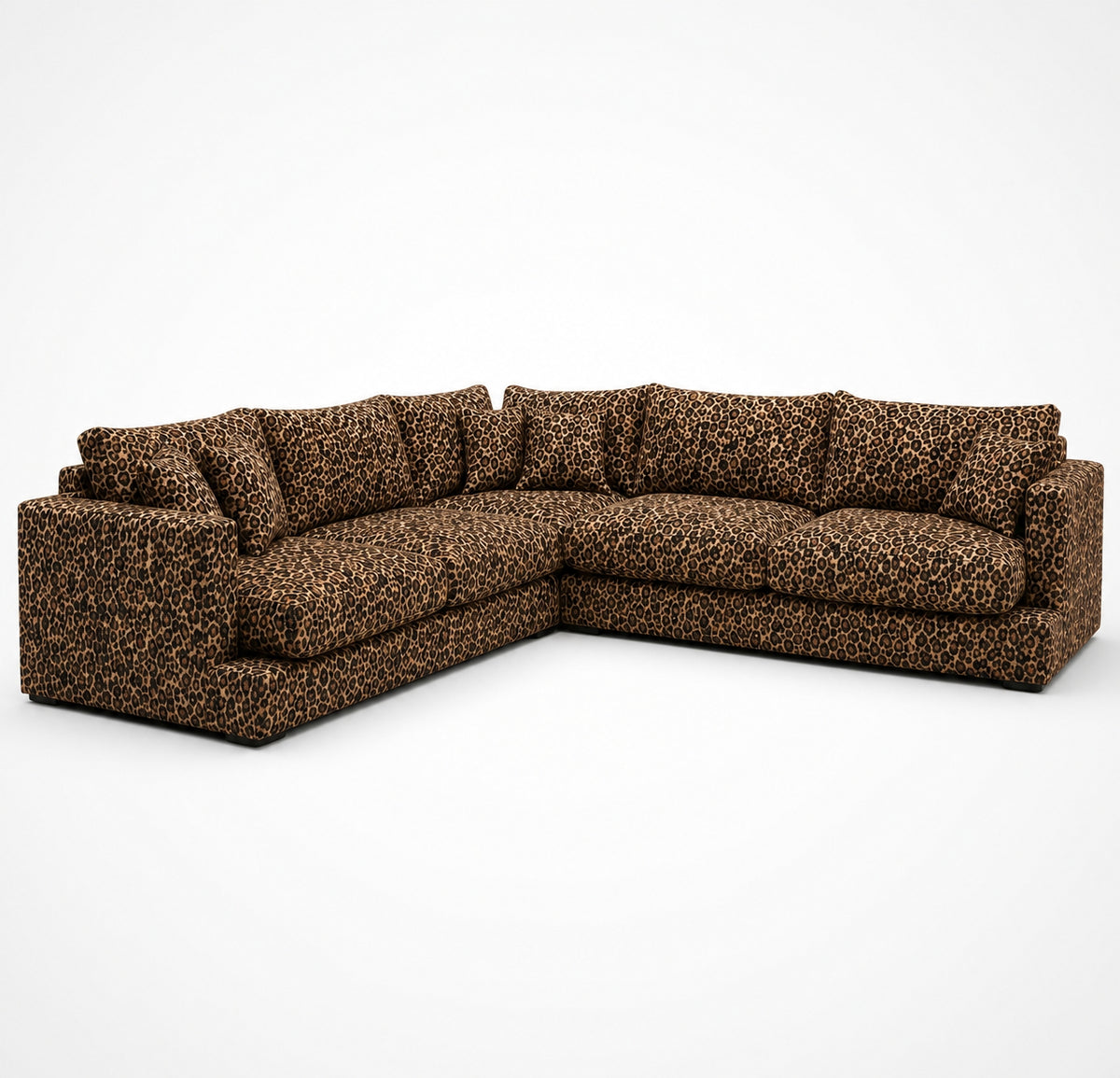Cloud Corner Lounge Leopard Print