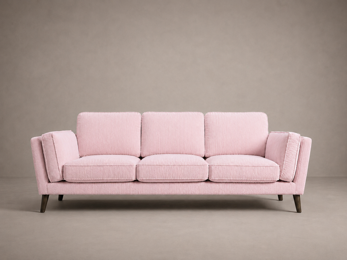 Monroe Sofa - Baby Pink Corduroy