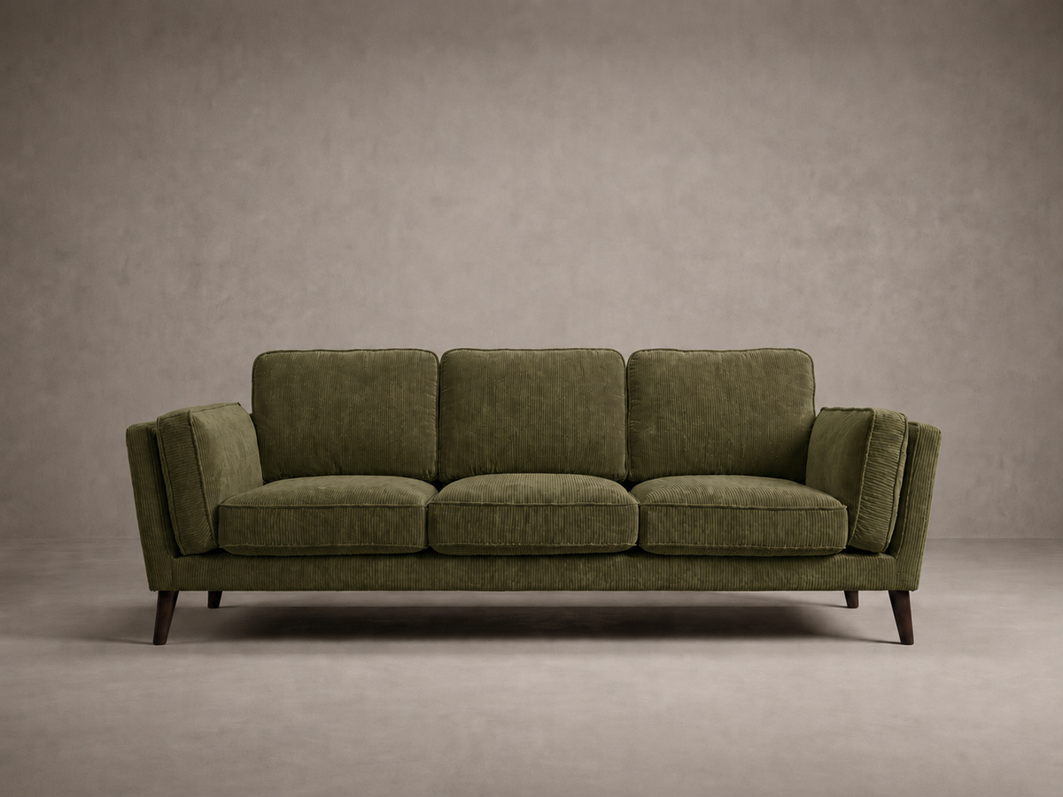 Monroe Sofa - Olive Green Corduroy