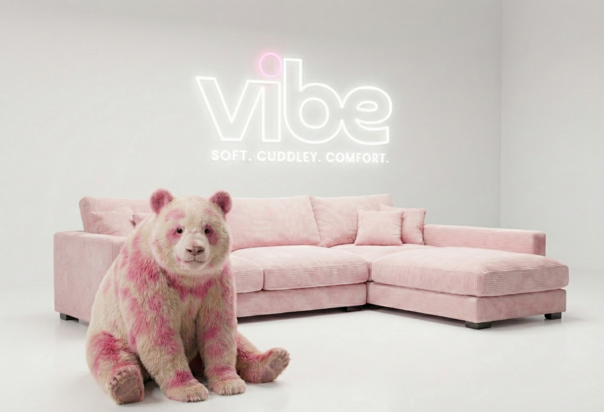 Baby Pink Cloud Chaise Lounge