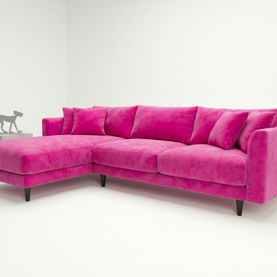 Meadow Chaise Lounge - Barbie Pink