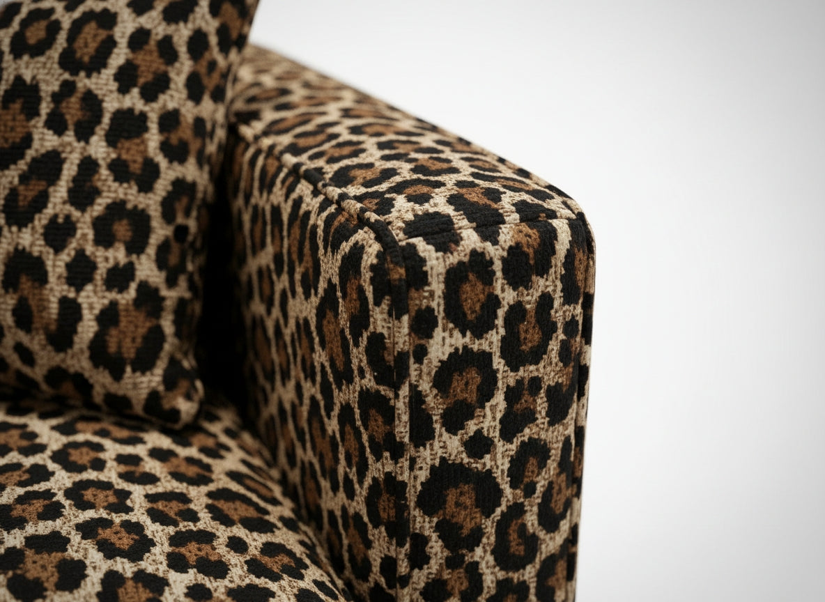 Cloud Corner Lounge Leopard Print