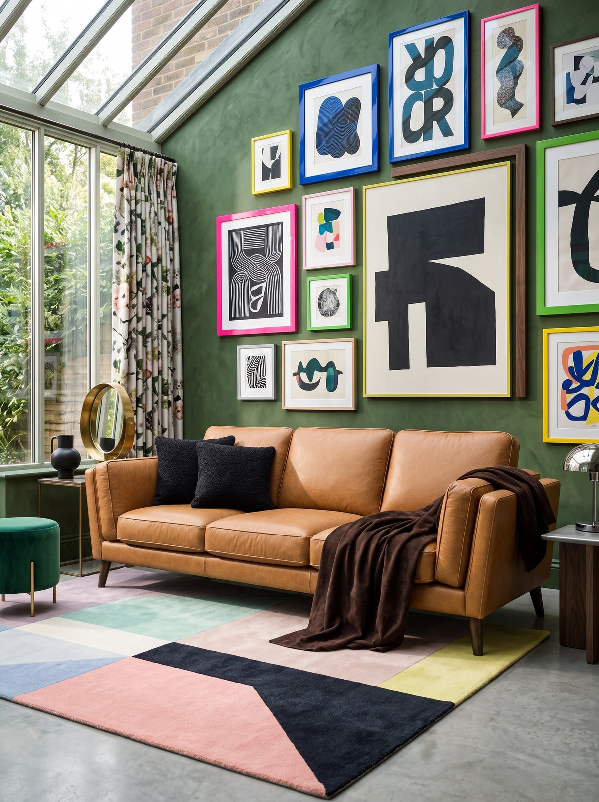 Monroe Sofa - Tan Leather
