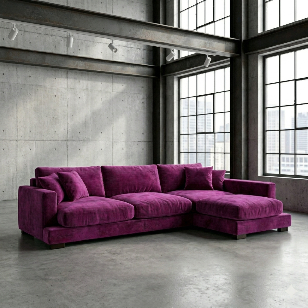 Purble Haze Cloud Chaise Lounge
