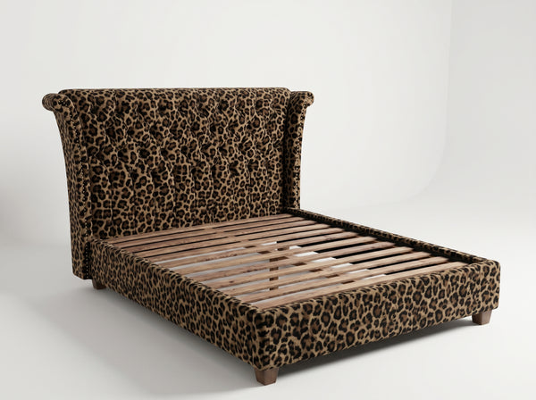 Escala Bedframe - Leopard Print