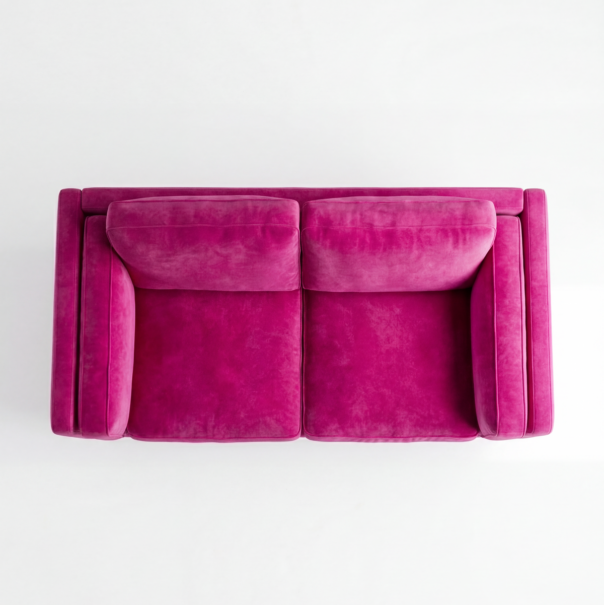 Monroe 2 Seater Sofa Barbie Pink - View 13 | Vibe Sofas Australia