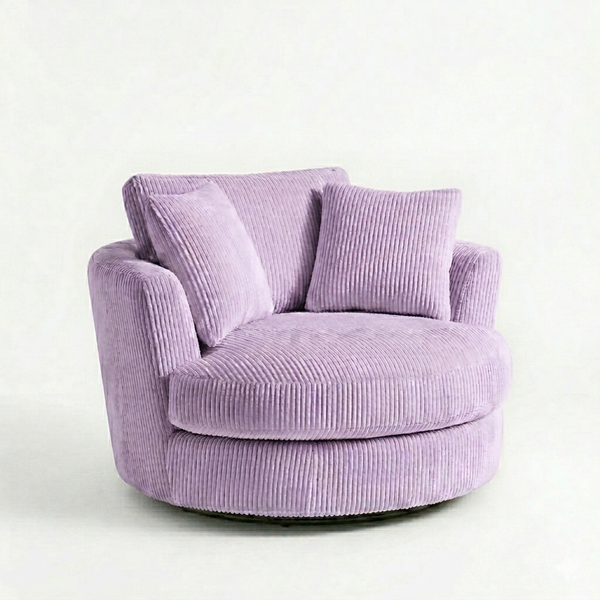 Cuddle Swivel Chair - Lilac