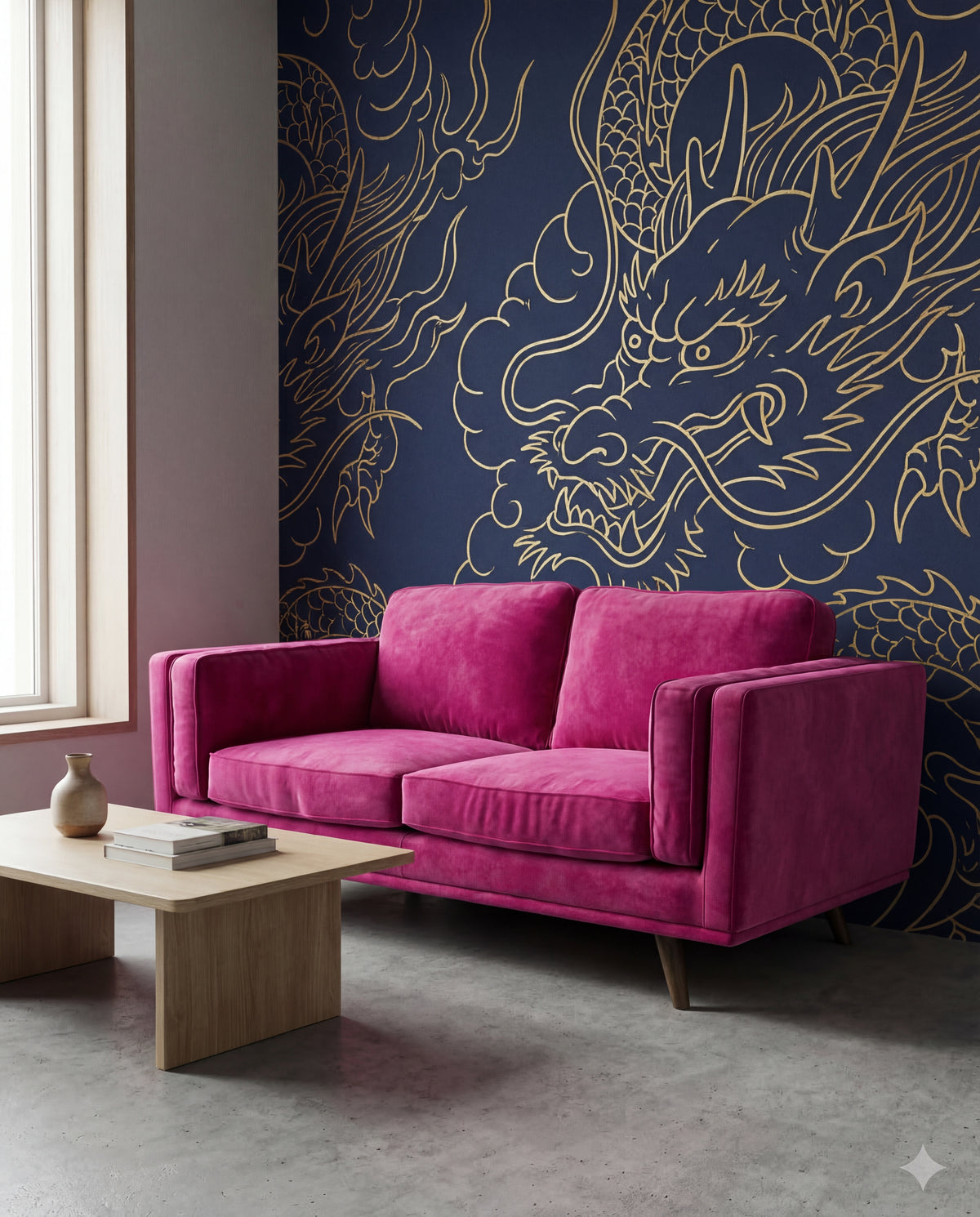 Monroe 2 Seater Sofa Barbie Pink - View 15 | Vibe Sofas