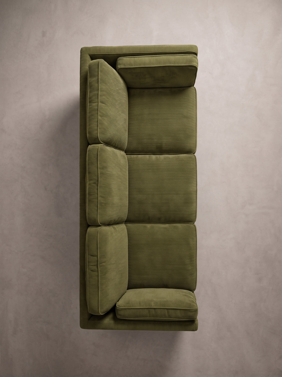 Monroe Sofa - Olive Green Corduroy