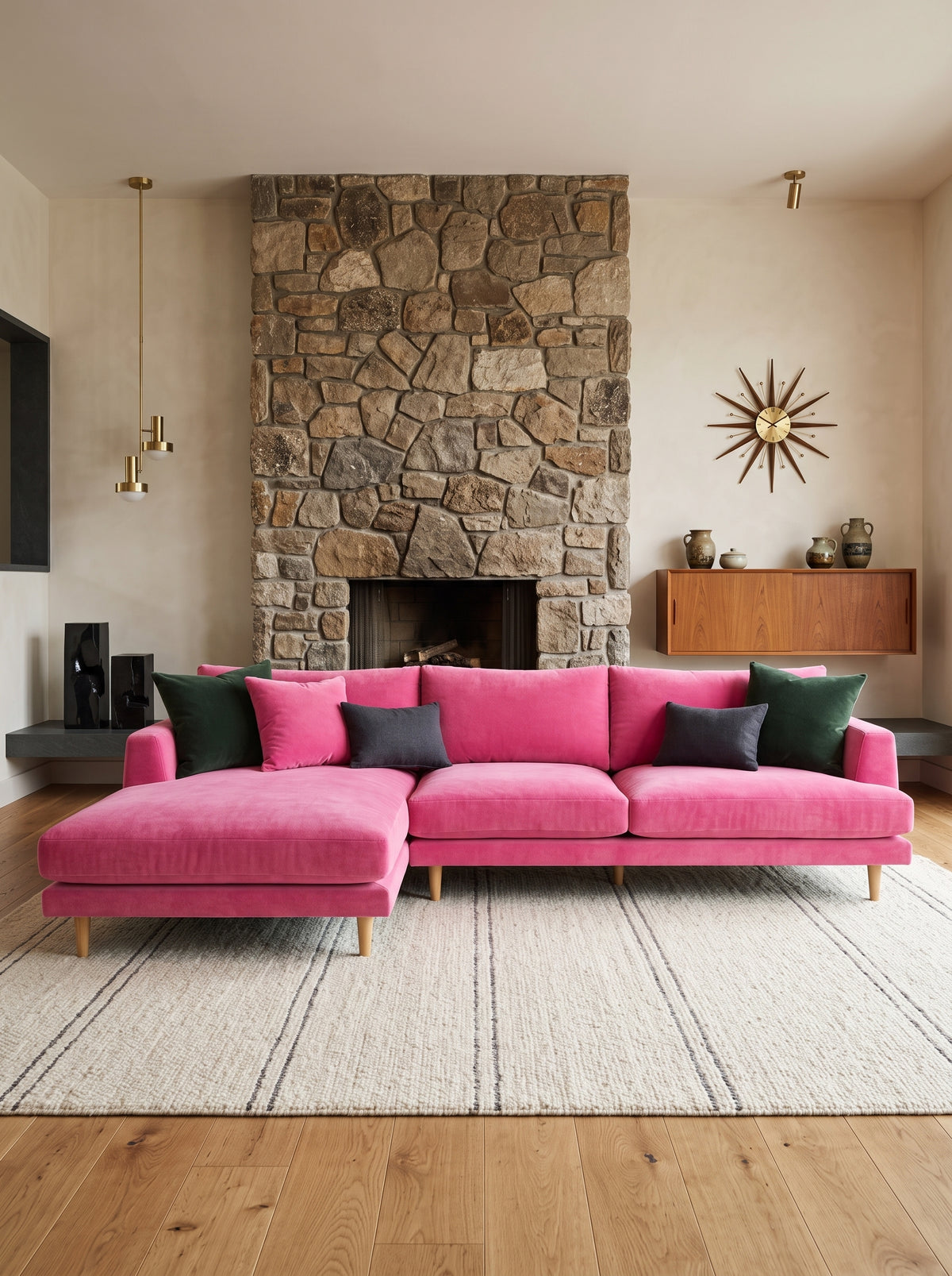 Meadow Chaise Lounge - Barbie Pink