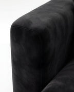 Cloud Chaise Lounge Black Velvet