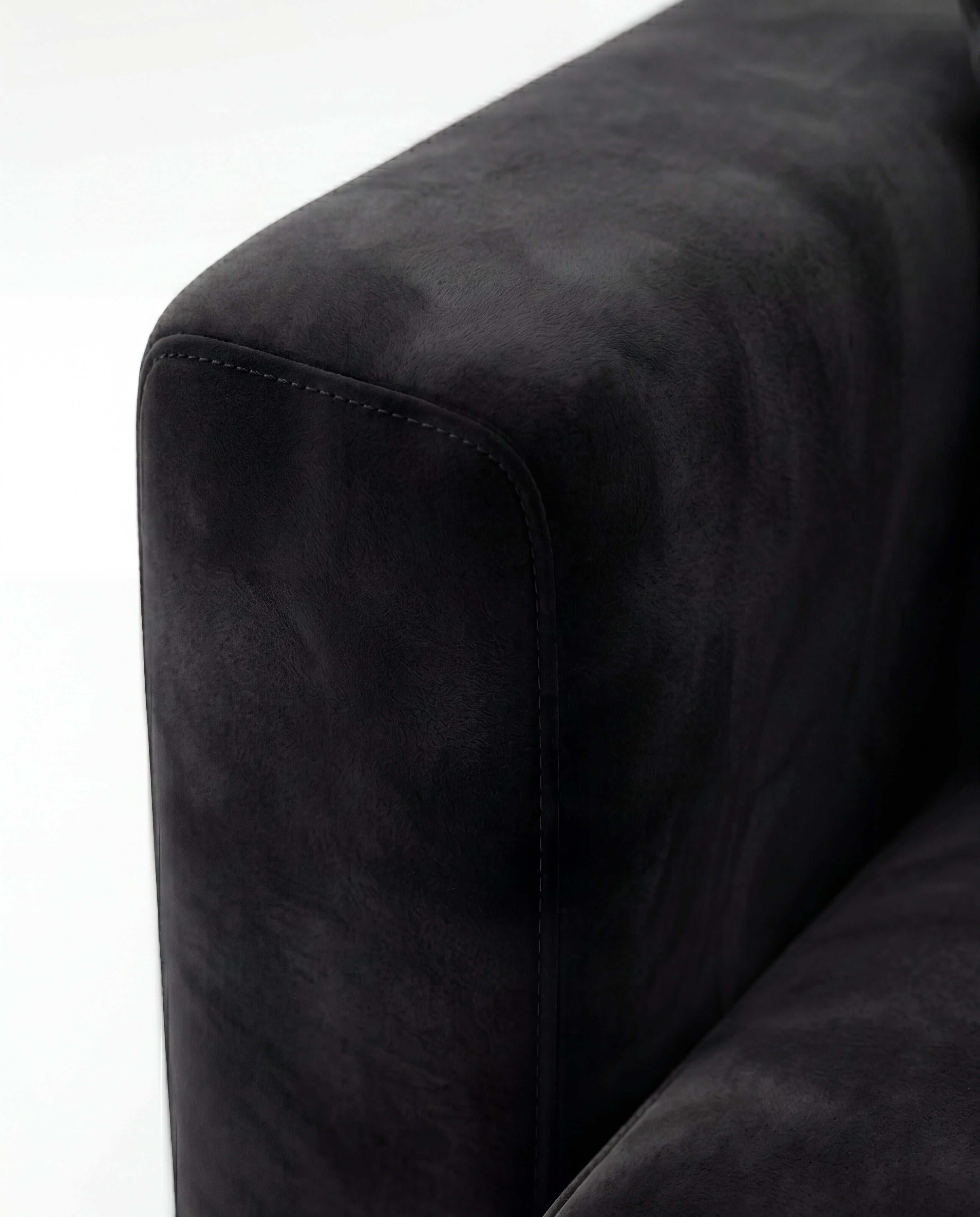 Cloud Chaise Lounge Black Velvet