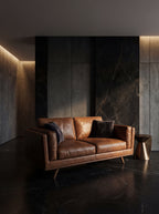 Monroe Leather 2 Seater Sofa