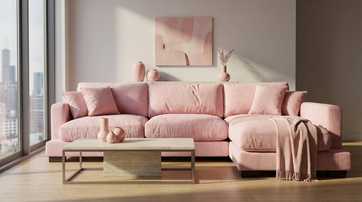 Baby Pink Cloud Chaise Lounge