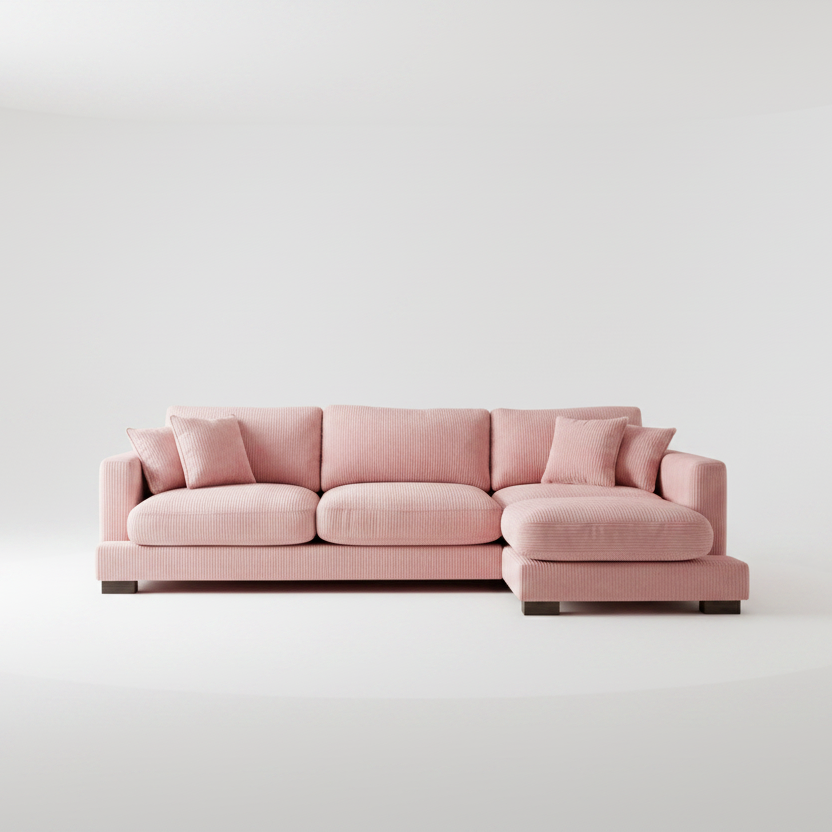 Baby Pink Cloud Chaise Lounge — Lifestyle