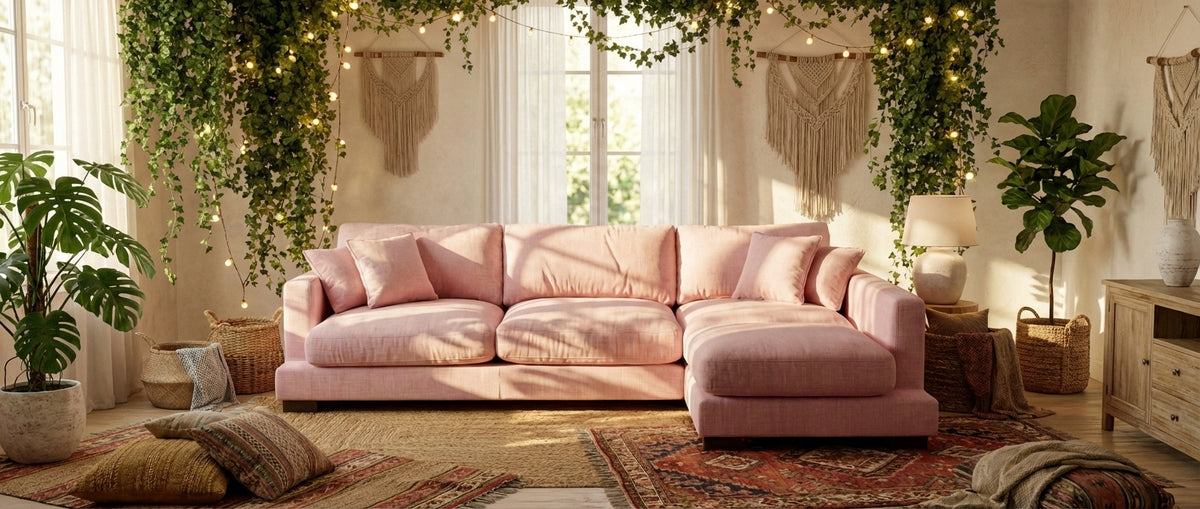 Baby Pink Cloud Chaise Lounge