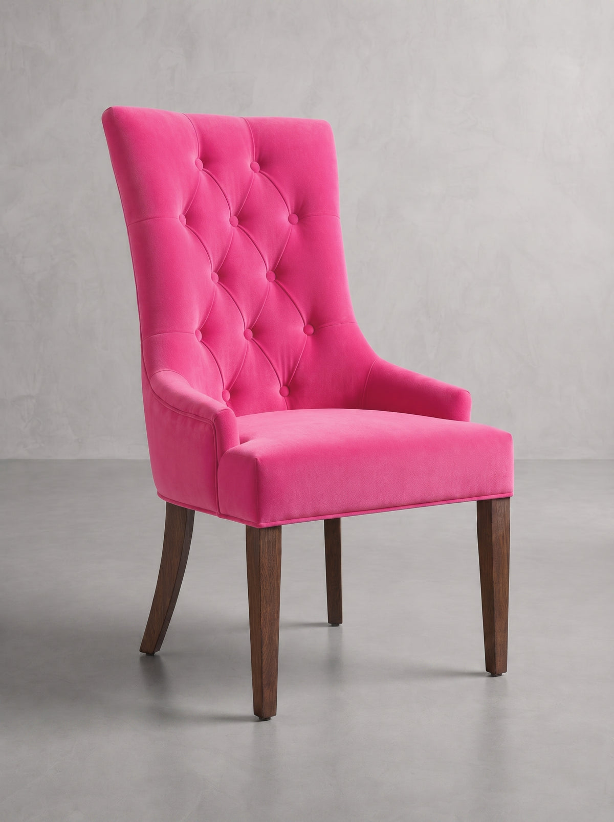 Vibe Dining Chair - Barbie Pink Velvet