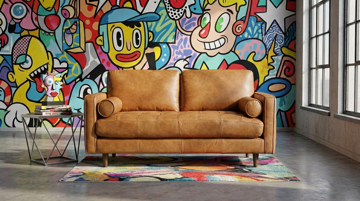 Rolo 2 Seater Sofa - View 21 | Vibe Sofas Australia