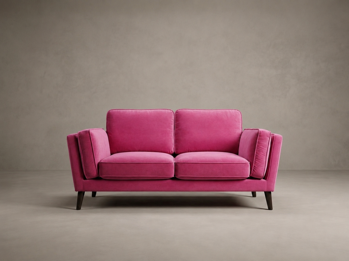 Monroe 2 Seater Sofa Barbie Pink