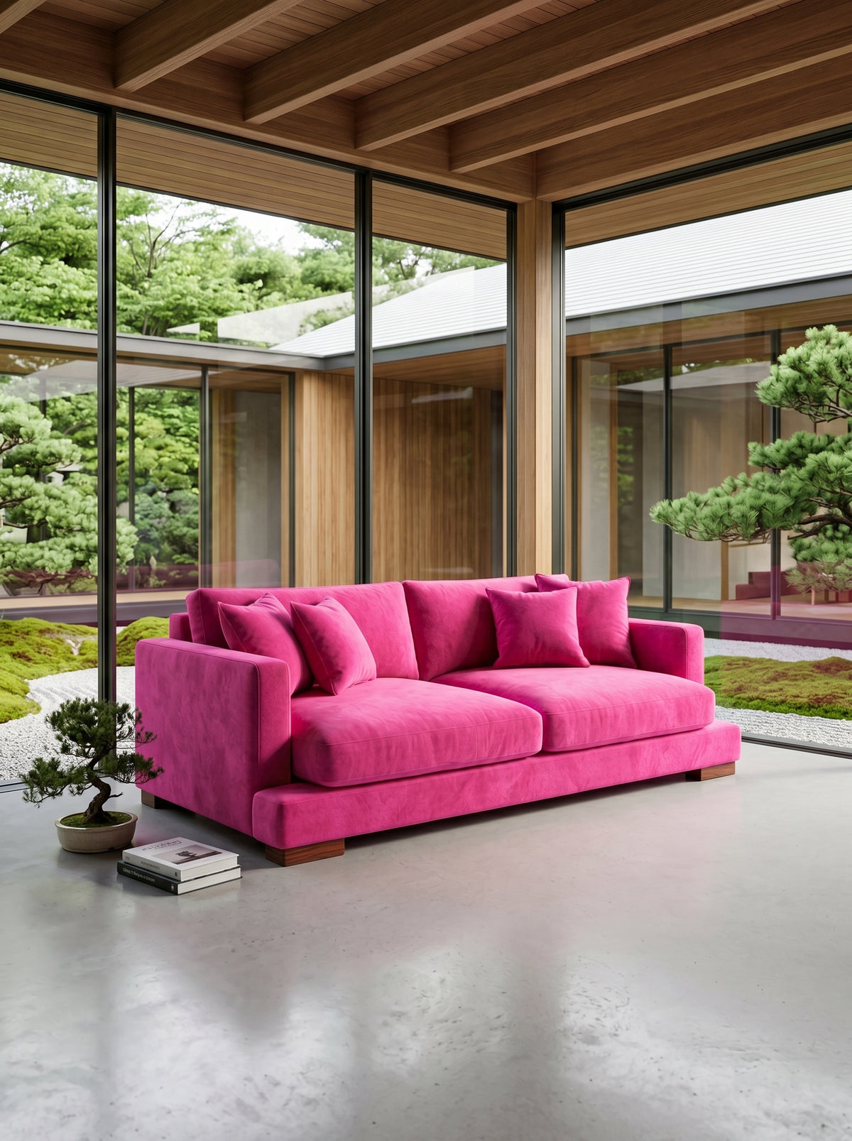 Cloud Sofa Barbie Pink
