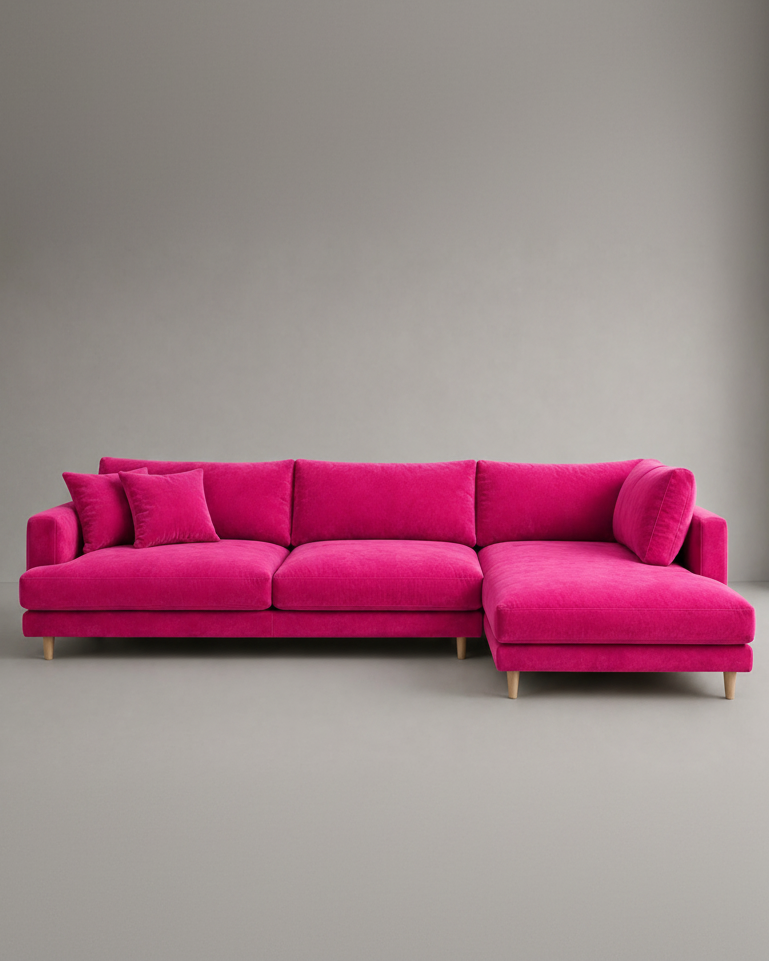 Meadow Chaise Lounge - Barbie Pink