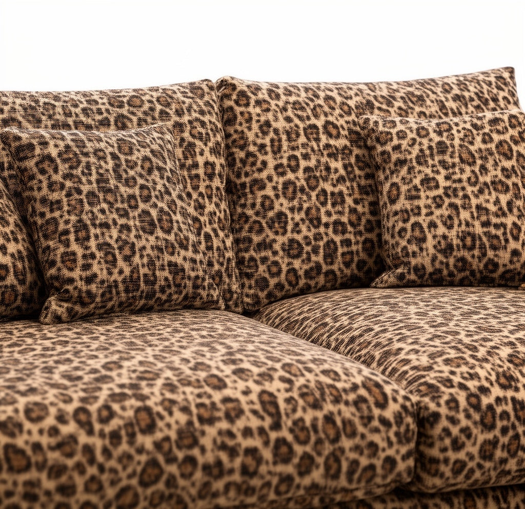 Cloud Corner Lounge Leopard Print