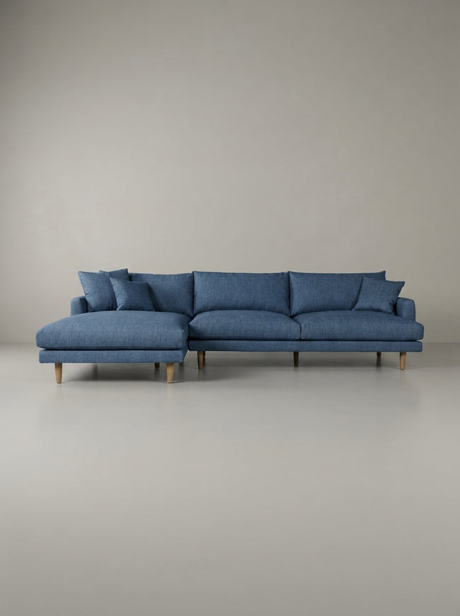 Meadow Chaise Lounge - Denim Hover Image