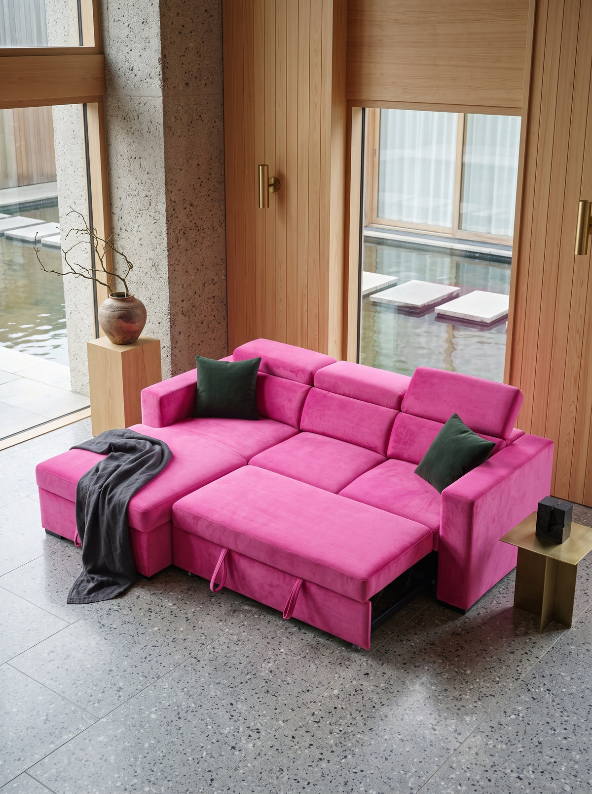 Evo Sleeper Chaise Lounge Barbie Pink