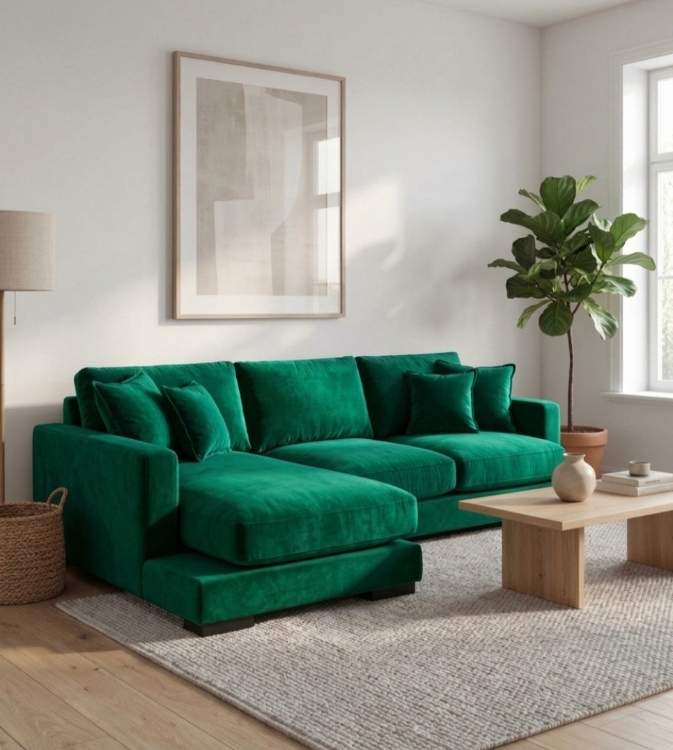 City Chaise Lounge Royal Green