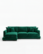 City Chaise Lounge Royal Green
