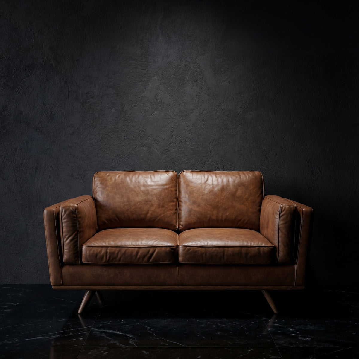 Monroe Leather 2 Seater Sofa