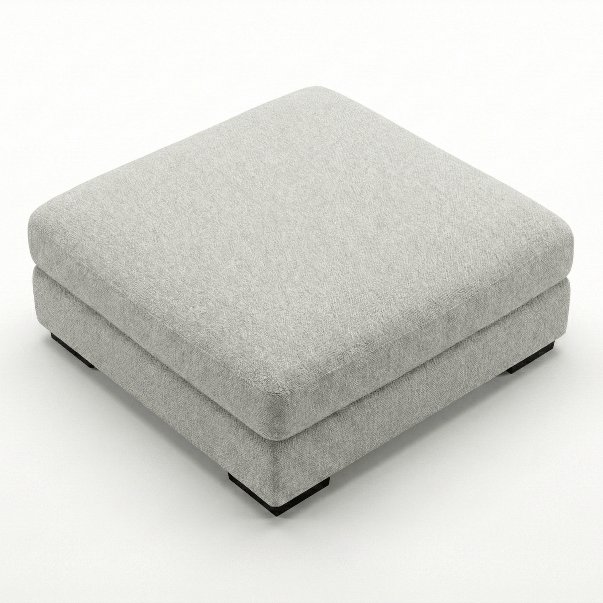Fabric Cloud Ottoman
