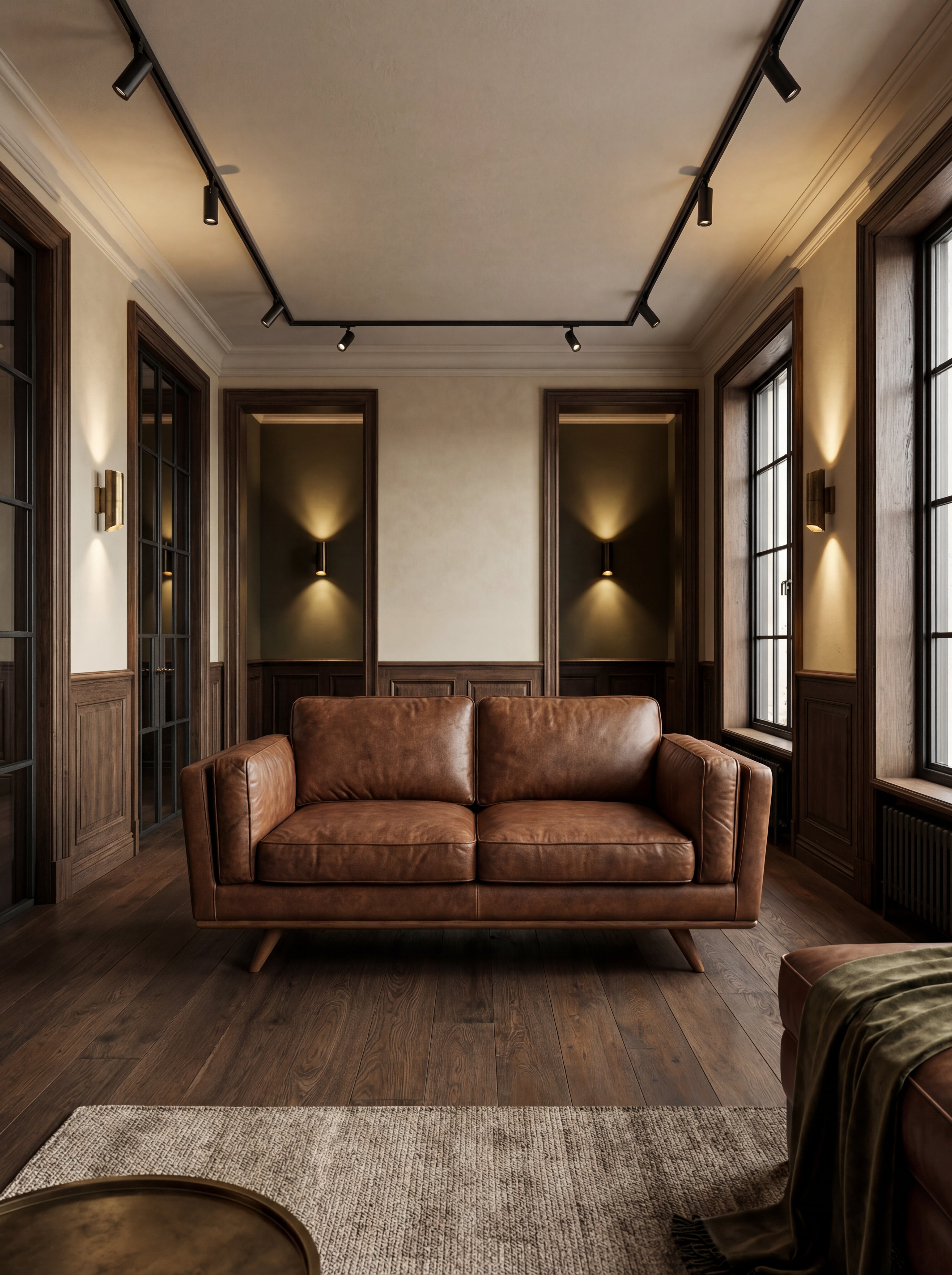 Monroe Leather 2 Seater Sofa