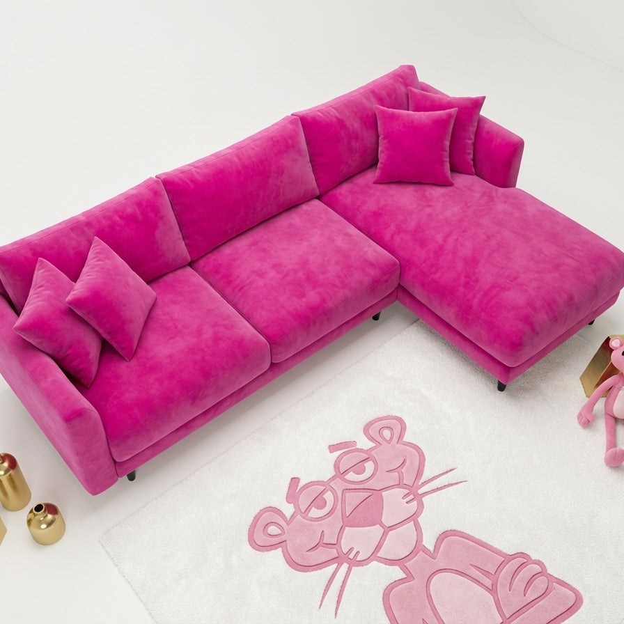 Meadow Chaise Lounge - Barbie Pink