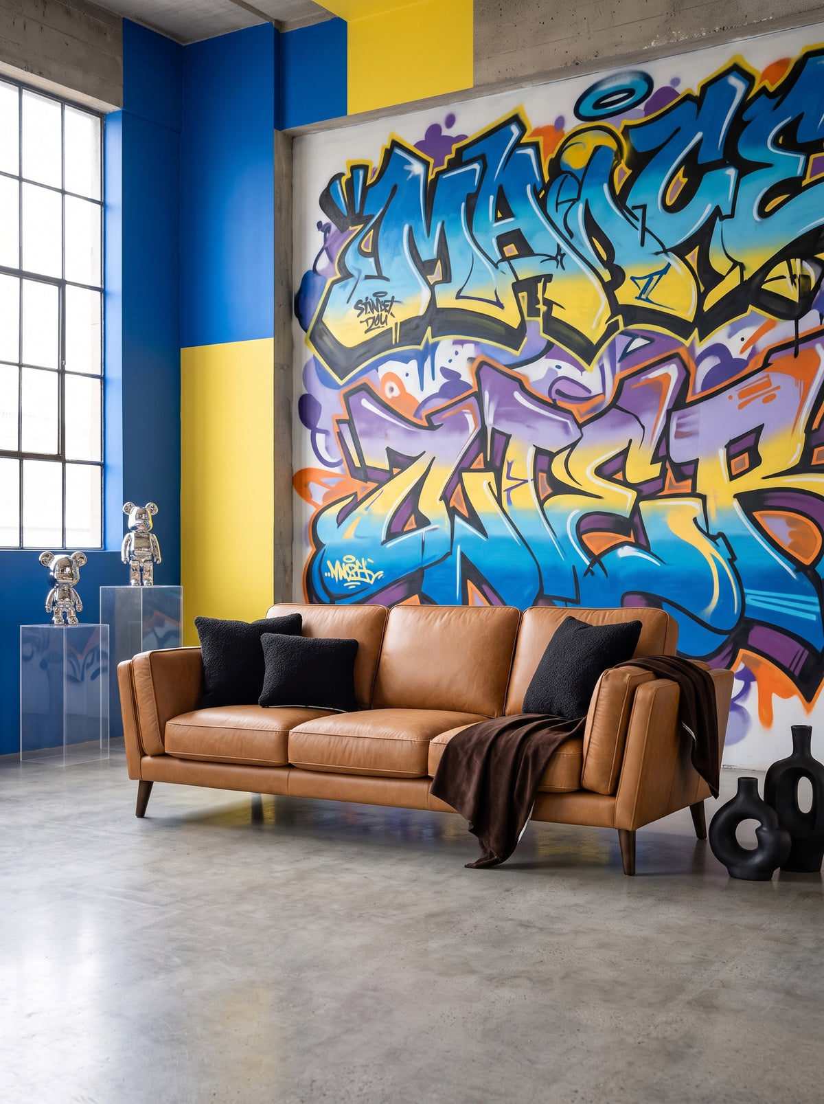 Monroe Sofa - Tan Leather