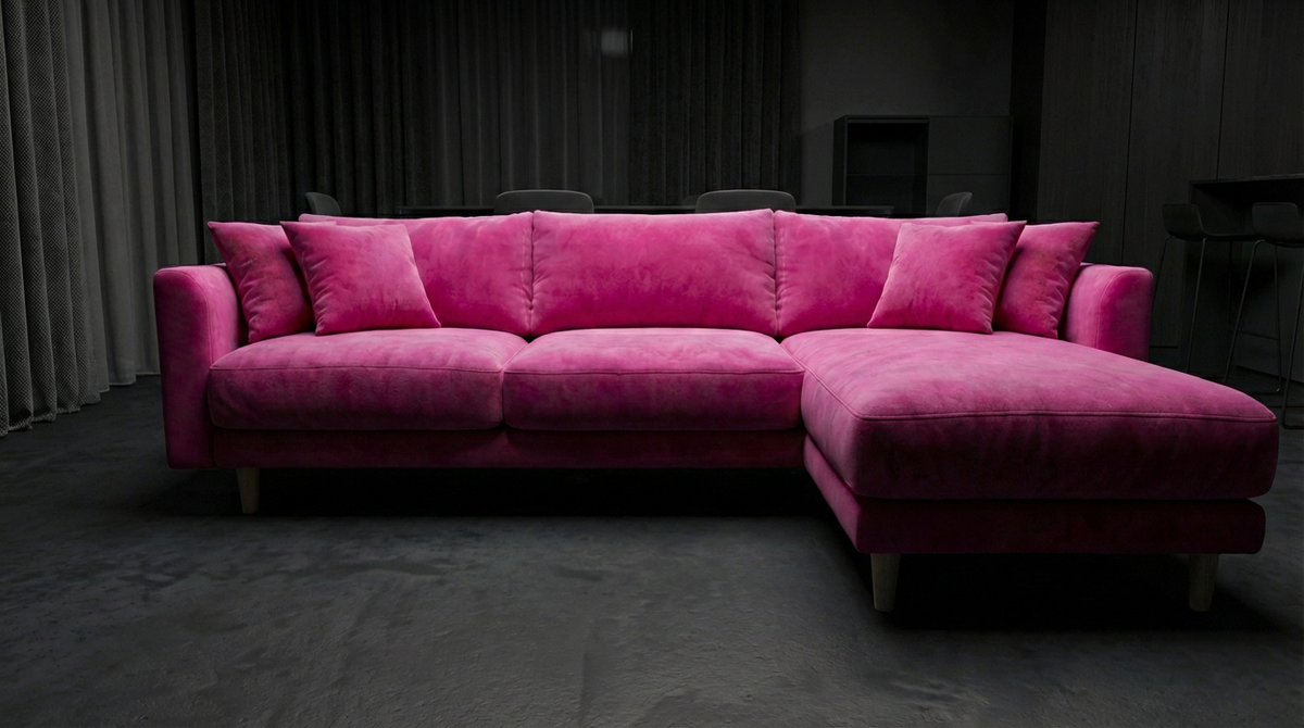 Meadow Chaise Lounge - Barbie Pink