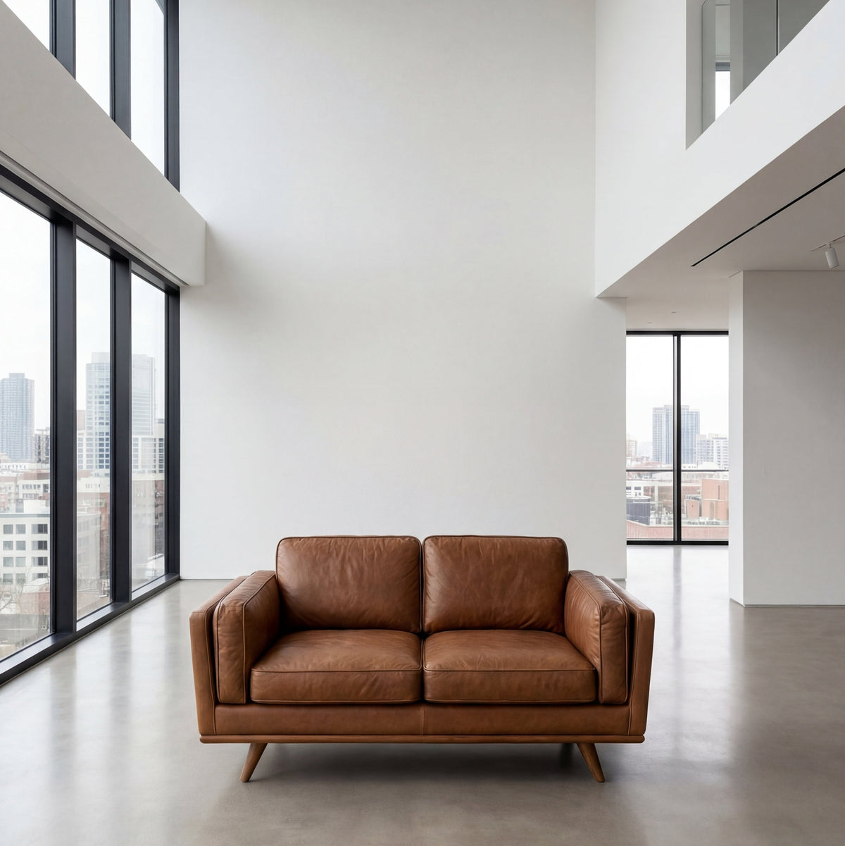 Monroe Leather 2 Seater Sofa