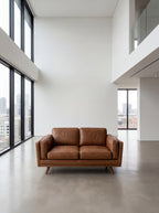 Monroe Leather 2 Seater Sofa