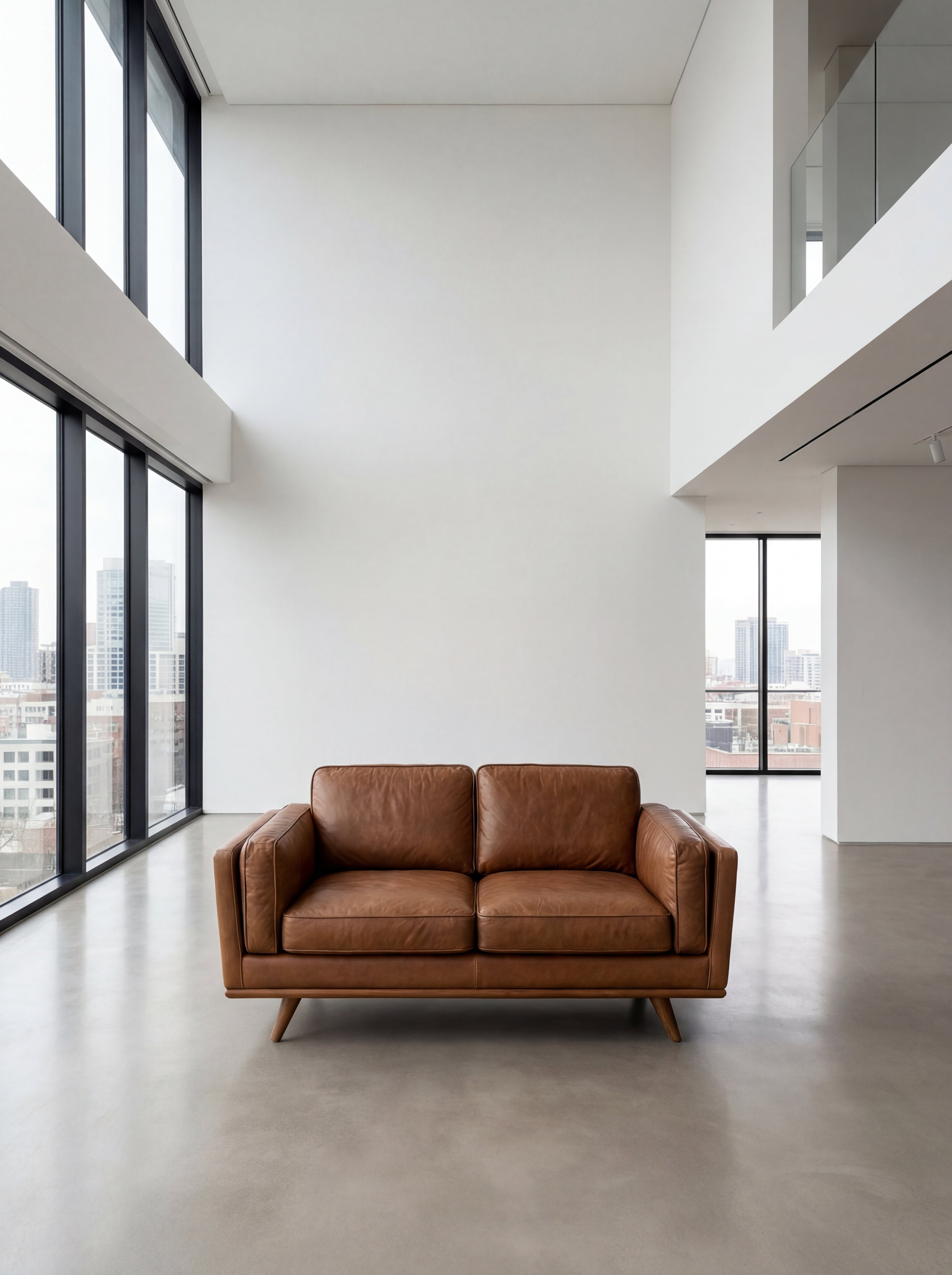 Monroe Leather 2 Seater Sofa